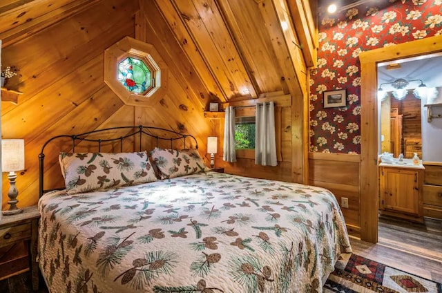 bedroom featuring hardwood / wood-style flooring