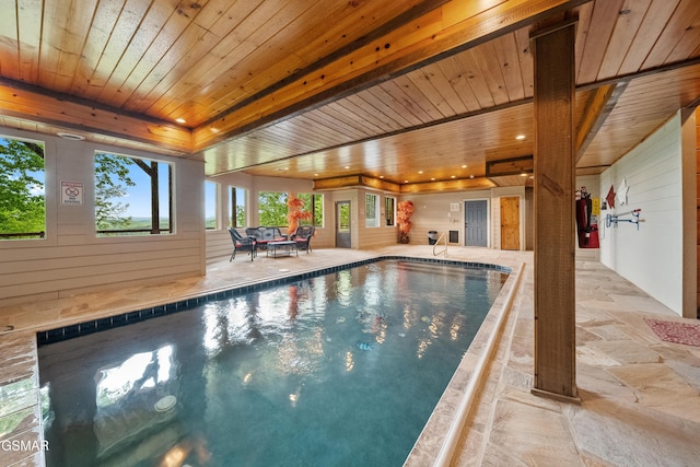 view of indoor pool