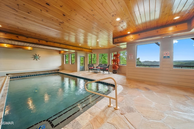 view of indoor pool