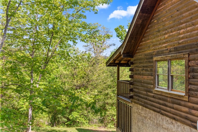 view of side of property