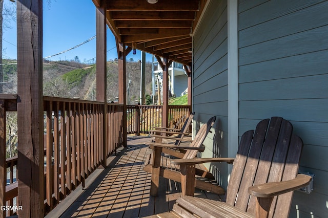 145 W Holly Ridge Rd, Gatlinburg, TN 37738 - view of wooden terrace