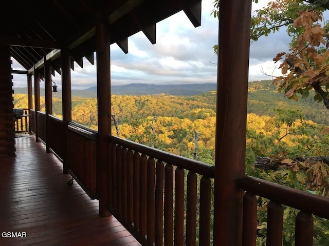 4610 High Vista Way, Pigeon Forge, TN 37863 - balcony with a forest view