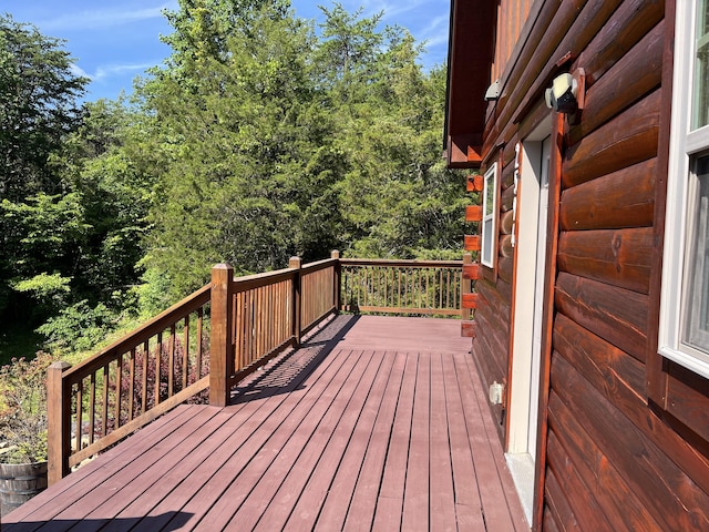 view of deck