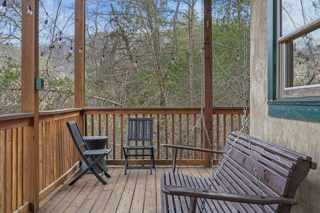 1706 Springer Rd, Sevierville, TN 37862 - view of wooden deck