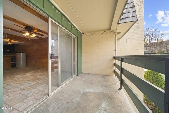 260 Roaring Fork Rd Unit 217, Gatlinburg, TN 37738 - balcony with water heater and visible vents