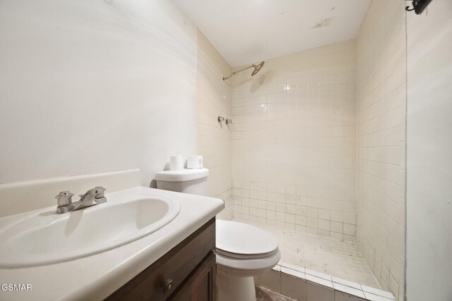 260 Roaring Fork Rd Unit 217, Gatlinburg, TN 37738 - bathroom featuring toilet, a stall shower, and vanity