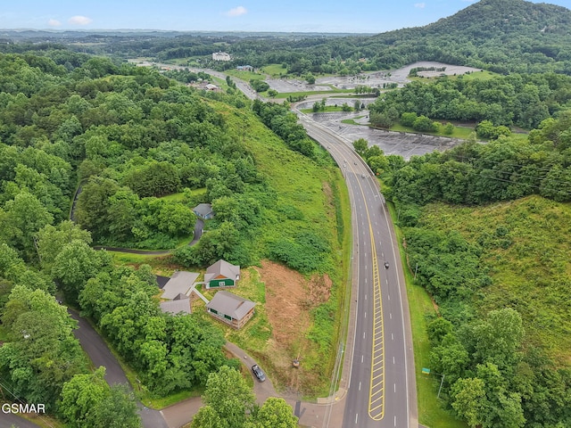 1010 Pinyon Cir, Pigeon Forge, TN 37863 - bird's eye view of a highway and a heavily wooded area