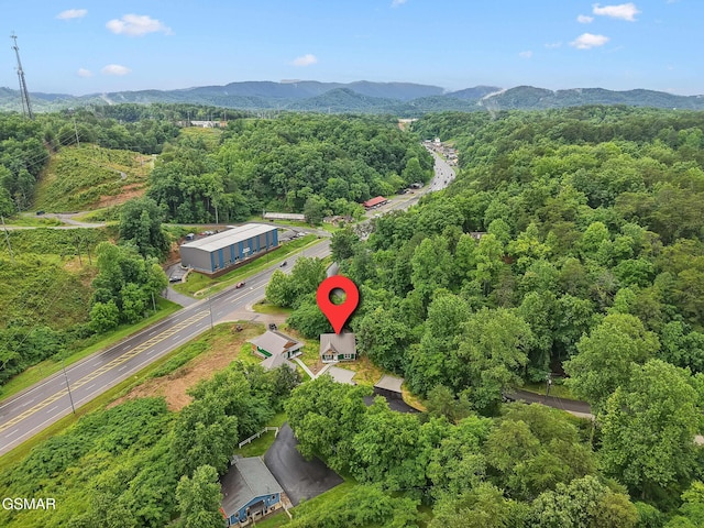 1010 Pinyon Cir, Pigeon Forge, TN 37863 - drone / aerial view of a mountain backdrop