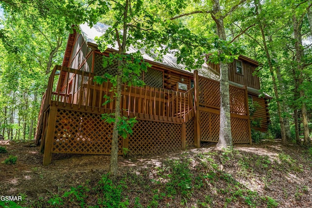 1514 Ridgecrest Dr, Sevierville, TN 37876 - view of playground with a wooden deck