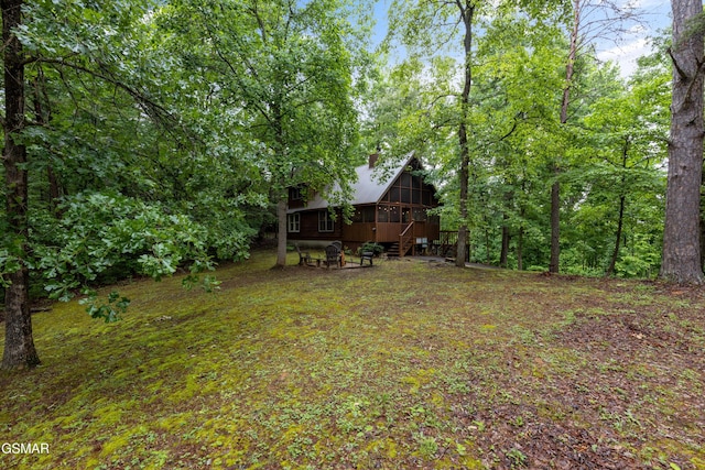 1514 Ridgecrest Dr, Sevierville, TN 37876 - view of yard
