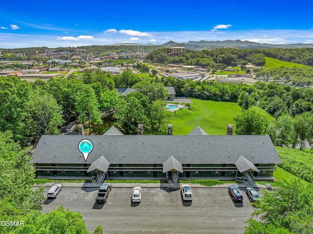526 Briarcliff Way Apt 102, Pigeon Forge, TN 37863 - bird's eye view of a mountainous background