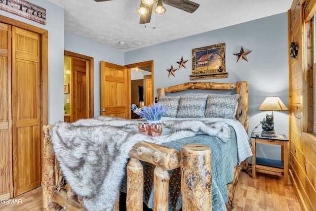 3501 Ginseng Way, Sevierville, TN 37862 - bedroom with wood finished floors and a ceiling fan