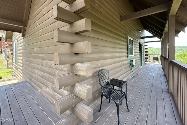 1482 Red Cedar Ln Unit 64, Sevierville, TN 37876 - view of wooden deck