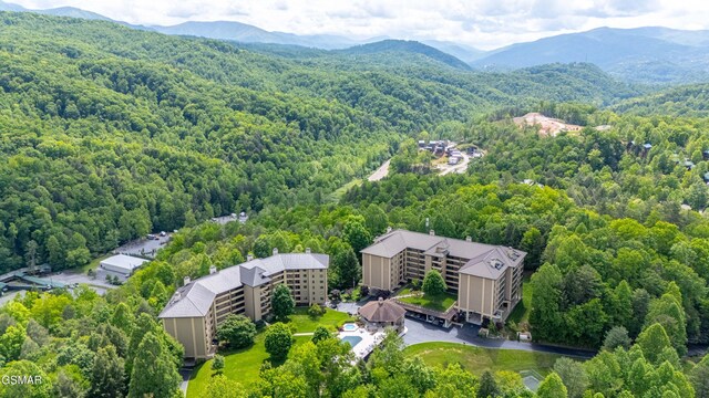 1704 Hidden Hills Rd Unit 504, Gatlinburg, TN 37738 - bird's eye view of a forest and a mountainous background