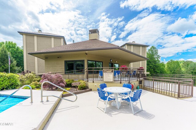 1704 Hidden Hills Rd Unit 504, Gatlinburg, TN 37738 - view of patio with a pool