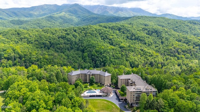 1704 Hidden Hills Rd Unit 504, Gatlinburg, TN 37738 - drone / aerial view of a forest and mountains