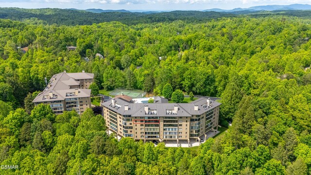 1704 Hidden Hills Rd Unit 504, Gatlinburg, TN 37738 - drone / aerial view of a heavily wooded area