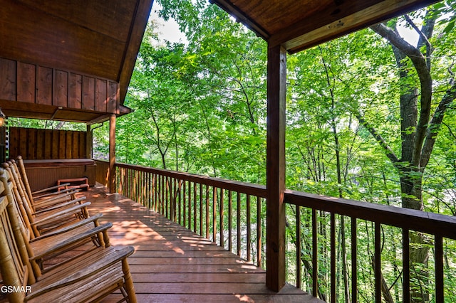 view of deck