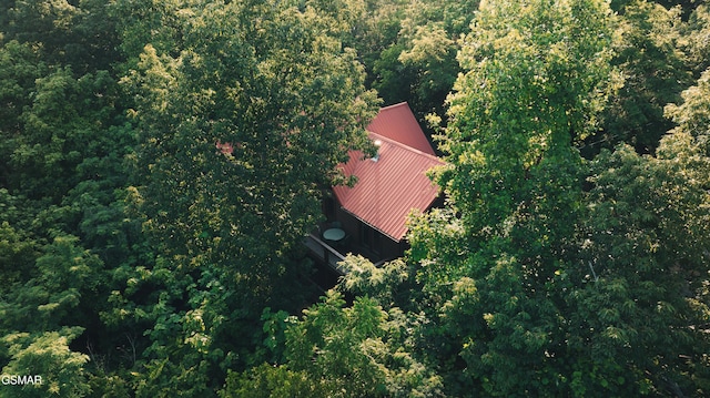 2973 Mockingbird Way, Sevierville, TN 37862 - aerial view of property and surrounding area with a forest