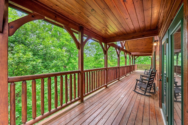 319 Poplar Point Way, Gatlinburg, TN 37738 - view of wooden terrace