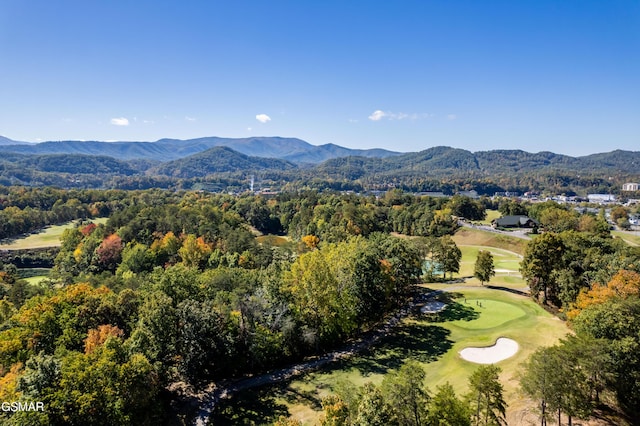 exterior space with golf course view