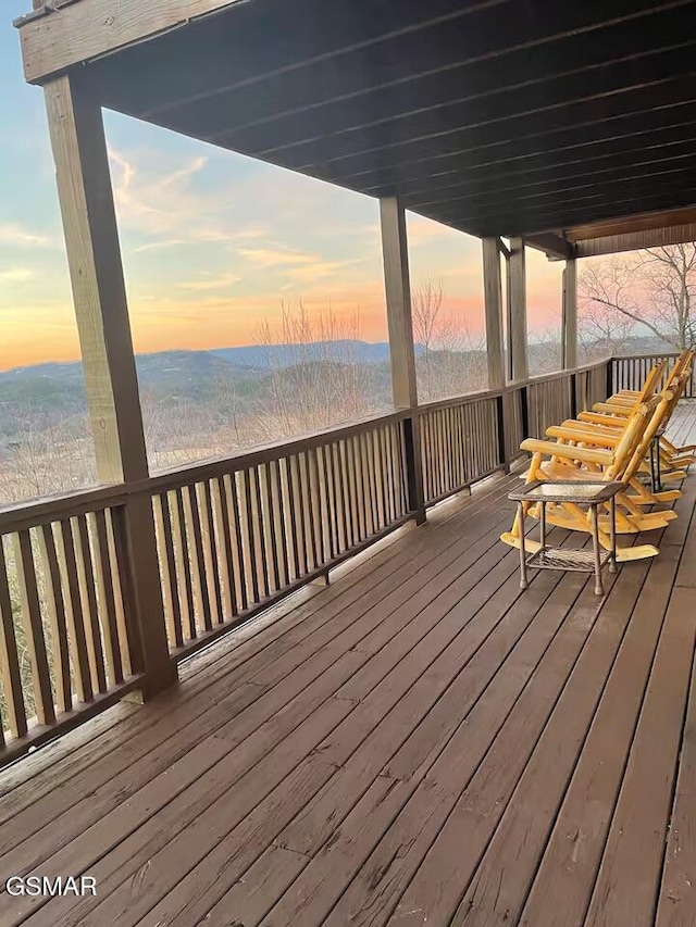 3933 Glenview Way, Sevierville, TN 37862 - wooden deck featuring a water view