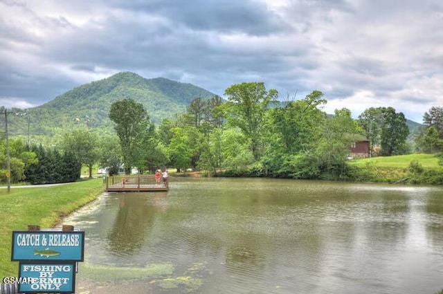 3933 Glenview Way, Sevierville, TN 37862 - water view with a mountainous background
