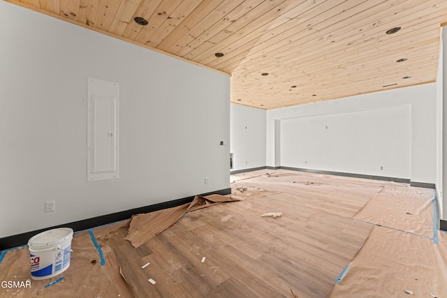 1409 Reedmont Way, Sevierville, TN 37876 - unfurnished room featuring wooden ceiling and electric panel