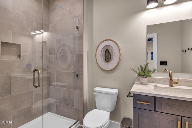 1505 Misty Ct, Sevierville, TN 37862 - bathroom featuring vanity and a stall shower