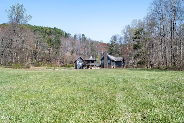4115 Mae Ln, Sevierville, TN 37862 - view of yard with a wooded view