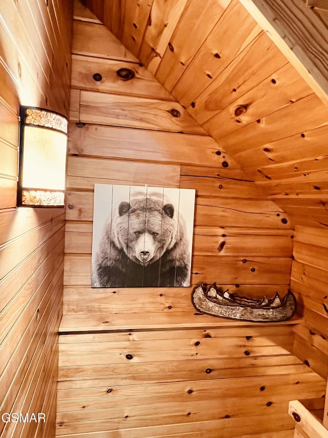 2527 Raccoon Hollow Way, Sevierville, TN 37862 - relaxing sauna / steam room featuring wooden walls and wood ceiling
