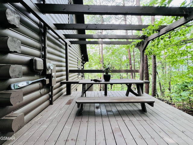 2527 Raccoon Hollow Way, Sevierville, TN 37862 - view of wooden terrace