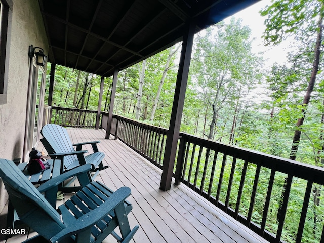 2527 Raccoon Hollow Way, Sevierville, TN 37862 - view of wooden terrace