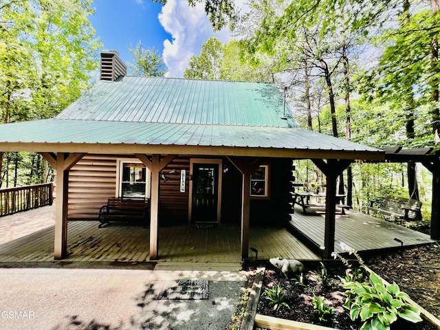 2527 Raccoon Hollow Way, Sevierville, TN 37862 - exterior space with a deck