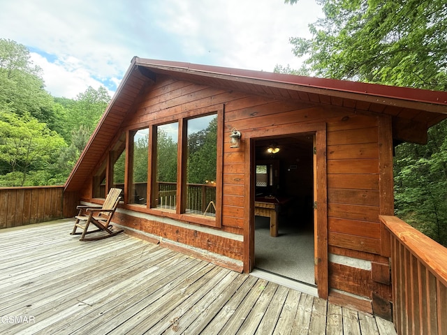2575 Black Bear Ln, Sevierville, TN 37876 - view of wooden deck