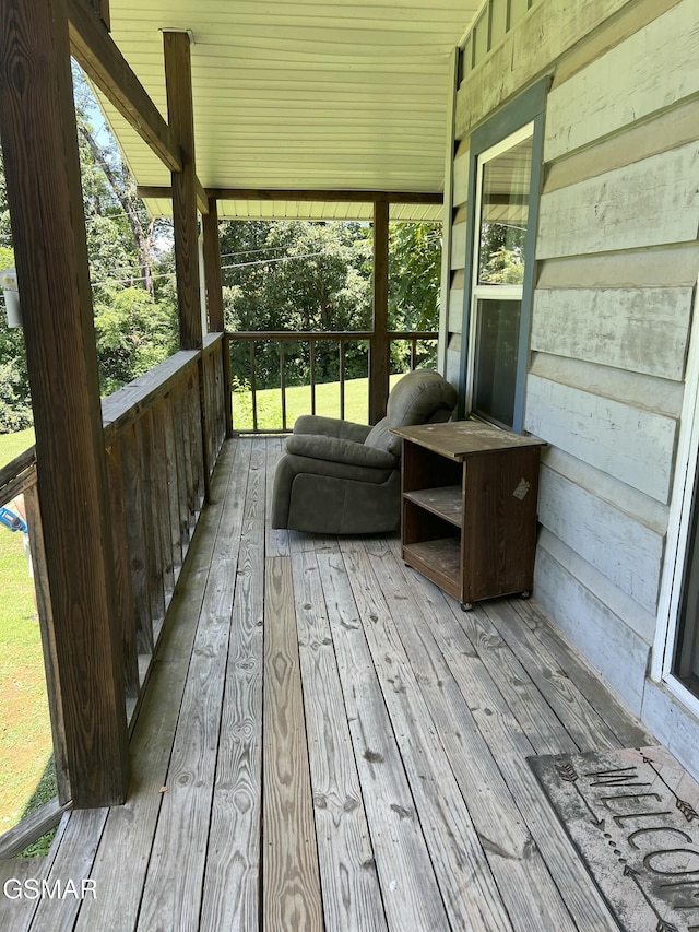 815 Hartsell Rd, Newport, TN 37821 - view of wooden terrace