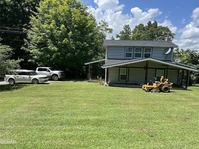 815 Hartsell Rd, Newport, TN 37821 - view of front of home featuring a front yard and a garage