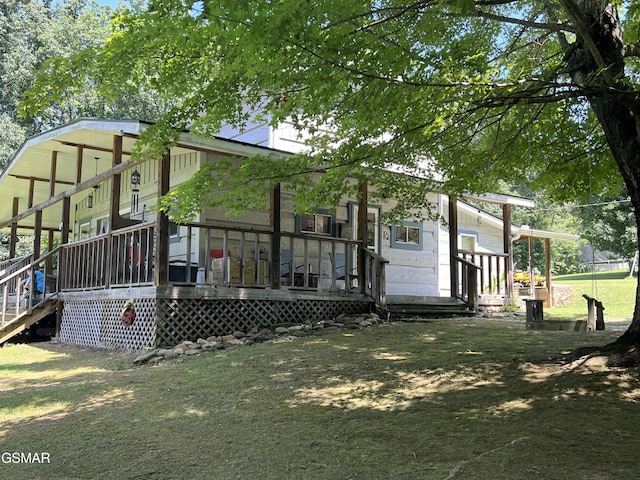 815 Hartsell Rd, Newport, TN 37821 - back of house featuring a chimney