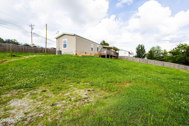 1138 Douglas Dam Rd, Dandridge, TN 37725 - view of yard featuring a wooden deck