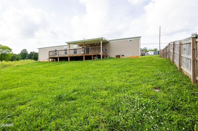 1138 Douglas Dam Rd, Dandridge, TN 37725 - back of property featuring a wooden deck
