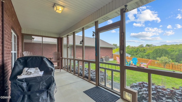 854 River Cliff Dr, Kodak, TN 37764 - sunroom / solarium with concrete floors and plenty of natural light