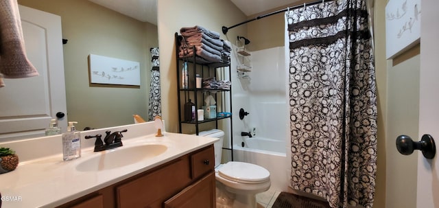 1003 Woullard Way Unit 1, Sevierville, TN 37876 - bathroom with vanity, shower / bath combo, and tile patterned flooring