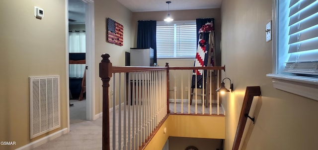 1003 Woullard Way Unit 1, Sevierville, TN 37876 - stairway featuring a heating unit and carpet