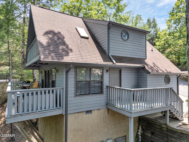 2733 Timber Way, Pigeon Forge, TN 37863 - back of property with roof with shingles and a balcony