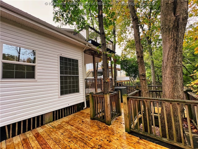 view of deck