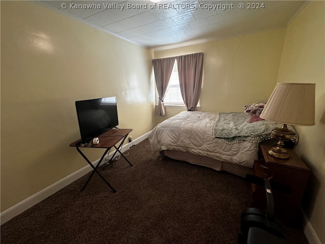 bedroom with carpet flooring