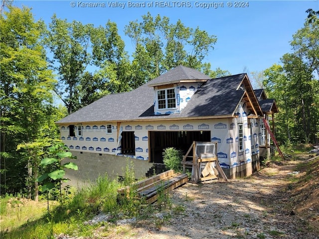 view of front of home