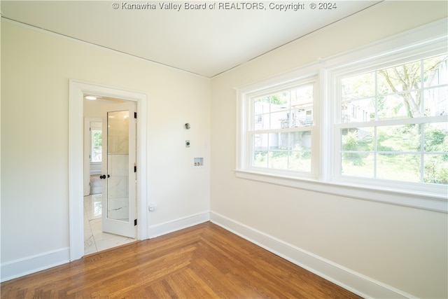 view of empty room