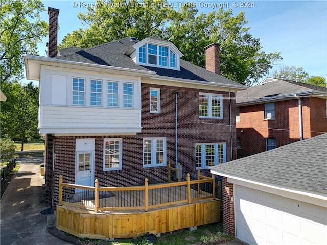 view of rear view of house