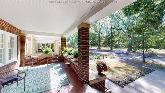 view of patio / terrace featuring a porch